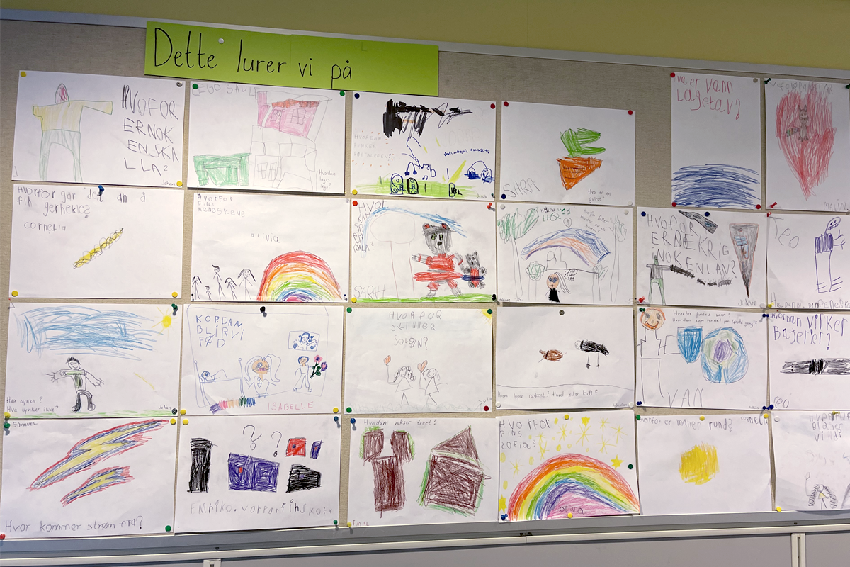 Bilde av en undringsvegg