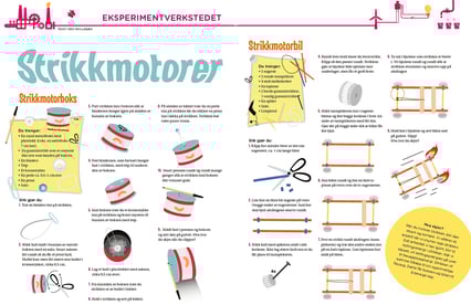 Instruks på hvordan man kan lage en strikkmotor