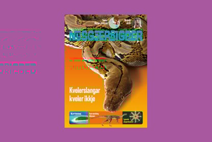 Forsiden av Nysgjerrigperblad om slanger