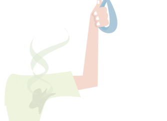 Illustrasjon av vond lukt under armene.