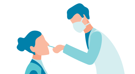 Lege stikker pinne i nesa på kvinne som sitter