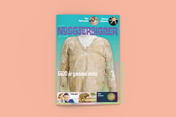 Forsiden av Nysgjerrigperblad med gammel skjorte på forsiden