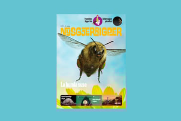 Forsiden av Nysgjerrigperblad med humle på forsiden