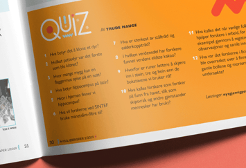 Quiz fra Nysgjerrigper-bladet