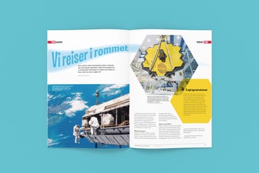 Bilde av artikkelen slik den ble vist i Nysgjerrigper-bladet