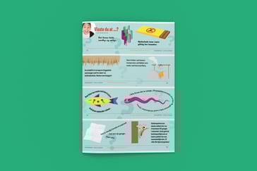 Bilde av artikkelen slik den ble vist i Nysgjerrigper-bladet