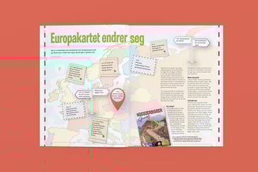 Bilde av artikkelen slik den ble vist i Nysgjerrigper-bladet