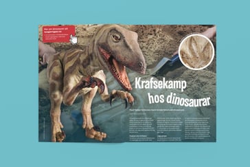 Oppslått Nysgjerrigperartikkel om dinosaurer