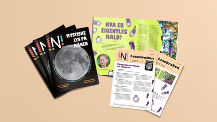 Bilde av artikkelen slik den ble vist i Nysgjerrigper-bladet