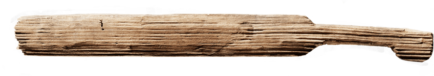 Et lekesverd av tre. 