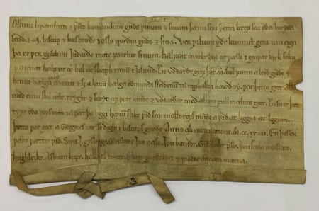 Bilde av et gammelt brev