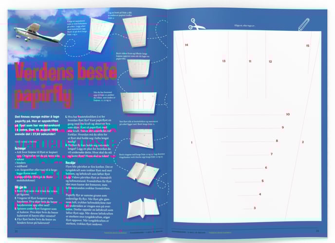 Illustrasjon av hva du trenger og hvordan du skal gjennomføre eksperimentet