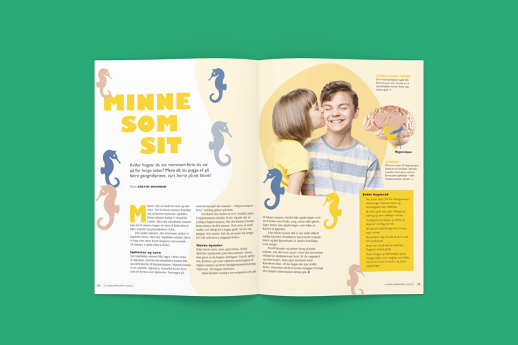 Bilde av artikkelen slik den ble vist i Nysgjerrigper-bladet