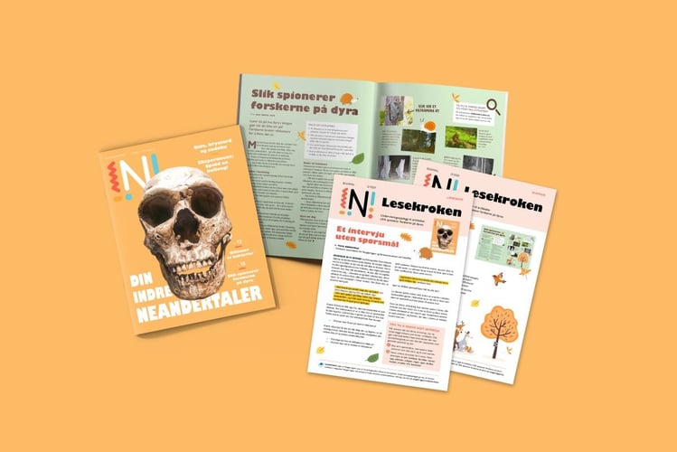 Nysgjerigper-bladet, en oppslått artikkel og Lesekroken