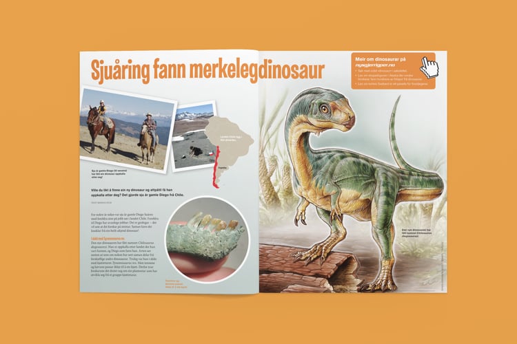 Oppslått Nysgjerrigperartikkel om dinosaurer