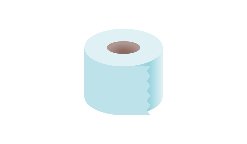 Illustrert, uåpnet dorull