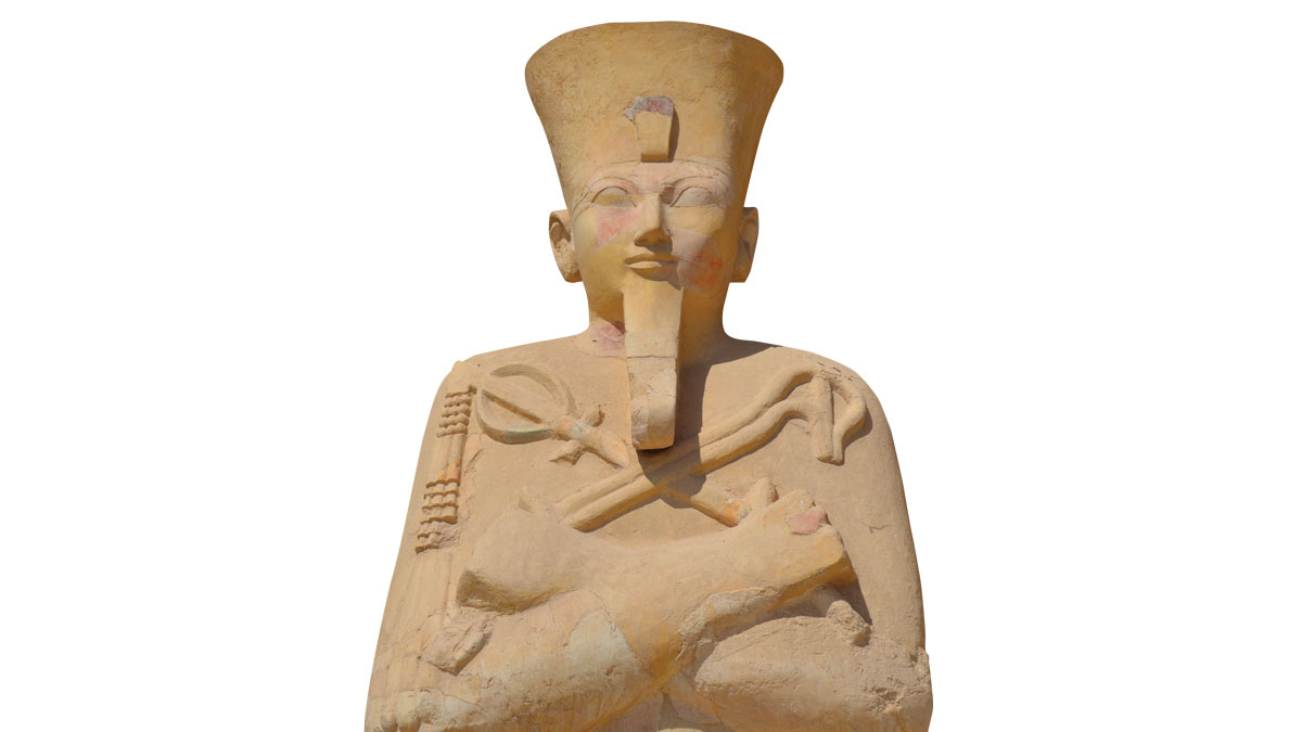 Gammel egyptisk statue